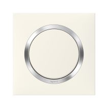 Plaque 1 poste blanc chrome dooxie - LEGRAND