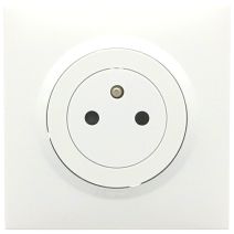  DOOXIE PRISE 2P+T BLANC COMPLET 