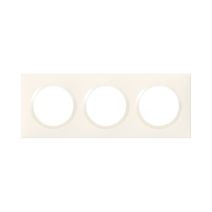 PLAQUE 3 POSTES BLANC DOOXIE 