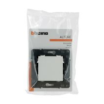  Poussoir altège 6A avec connexion à bornes automatiques  Neige  - BTICINO