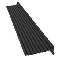 Tuile de rive Acier R Deep Anthracite mat 120cm