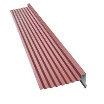 Tuile de rive Acier R Deep Rouge mat 120cm