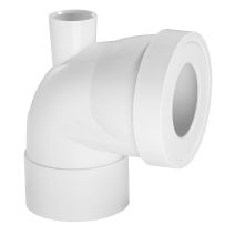 PIPE DE WC COUDÉE AVEC PIQUAGE Ø 40