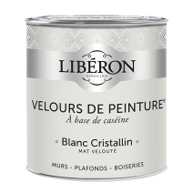 Peinture multisupport velours blanc cristallin 0,5L - LIBERON