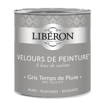 Peinture multisupport velours gris temps de pluie 0,5L - LIBERON
