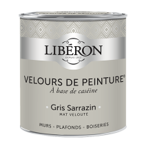 Peinture multisupport velours gris sarrasin 0,5L - LIBERON