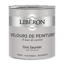 Peinture multisupport velours gris saunier 0,5L - LIBERON