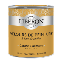 Peinture multisupport velours jaune calisson 0,5L - LIBERON