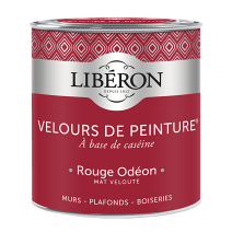 Peinture multisupport velours rouge odéon 0,5L - LIBERON
