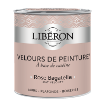 Peinture multisupport velours rose bagatelle 0,5L - LIBERON