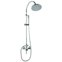 Combiné douche mécanique inox chromé - INVENTIV