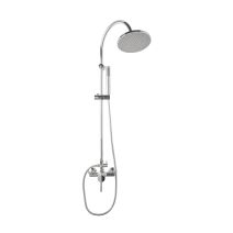 Combiné douche mécanique inox chromé - INVENTIV