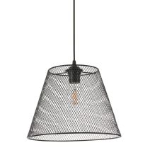 Suspension Secret Métal Noir Mat Ø30cm 60W - COREP