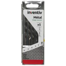 Coffret 5 forets hexagonaux Ø2-3-4-5-6 mm - INVENTIV