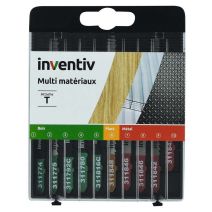 Coffret 10 lames T mixte - INVENTIV