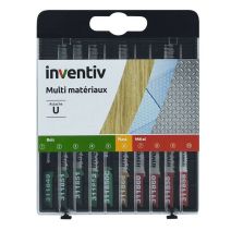 Coffret 10 lames U mixte - INVENTIV