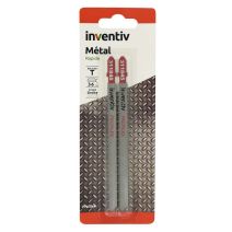 2 lames de scie sauteuse U mixte CP3-100 mm - INVENTIV