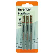 3 lames U plastique CP 3/30 mm - INVENTIV