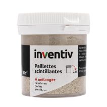 Paillettes scintillantes sable 30g - INVENTIV