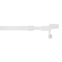 Tringle de Vitrage Ø9mm Embouts Rivet 40-65cm Blanc Mat - INVENTIV