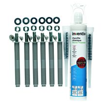 Kit scellement chimique polyester 300ml - INVENTIV