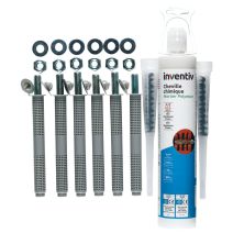Kit scellement chimique polyester 300ml - INVENTIV