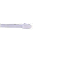 2 Barres Rideaux Plat Classique Extensible 80-140cm Blanc - INVENTIV