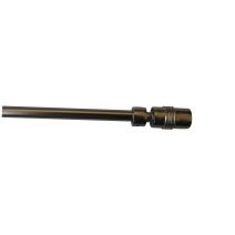 Barre Rideaux Cylindre Extensible 40-70cm Chromé Mat - INVENTIV