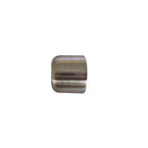 2 Embouts Barre Rideaux Bouchon Ø28mm Chromé Brossé - INVENTIV