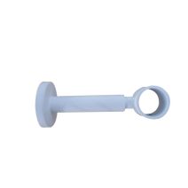 Support Mur Barre Rideaux Œil Fermé Ø28mm Blanc Mat - INVENTIV