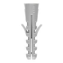 70 Chevilles Nylon Matériaux Pleins Ø8x40mm - INVENTIV