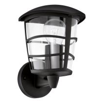 Applique extérieure montante Inari E27 60w noir - INVENTIV