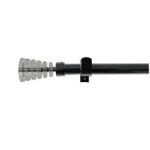 Barre Rideaux Extensible Kim Ø16-19mm 120-210cm Chromé Brillant - INVENTIV