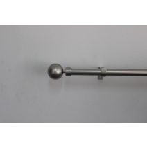 Barre Rideaux Extensible Liza Ø25-28mm 200-360cm Chromé Mat - INVENTIV