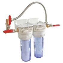 Filtre Double Cartouches Filtration et Anticalcaire - AQUAWATER