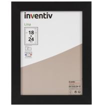 Cadre photo Lina 18x24cm Noir - INVENTIV