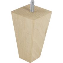 Pied de meuble pyramide brut H.100 60x60mm - BAR PLUS