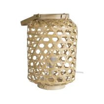 Lampe de Chevet Lantea 28x18x18cm 40W Marron - MATHIAS
