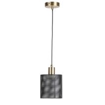 Suspension Thyzen noire / laiton d14 h20