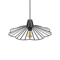 Suspension Kananga métal noir Ø40cm E27 7W - C CREATION