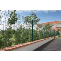 Grillage en Panneau Rigide Axis® S Vert 1,5x2,5m - DIRICKX