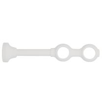 Support à oeil fermé Ø28 double laqué blanc FSC - INVENTIV