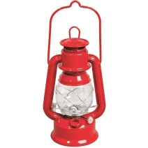 Lampe tempête à huile en métal galvanisé - rouge - GUILLOUARD