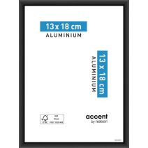 Cadre photo Accent Aluminium Noir 13x18cm - NIELSEN