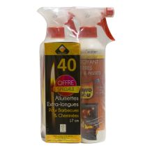 Lot de 2 nettoyants vitres, poêles et inserts 500 ml 