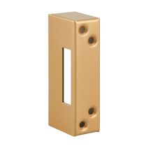 Gâche pour porte à recouvrement bronze