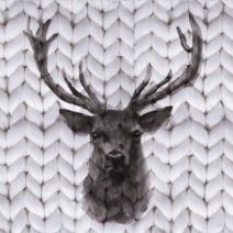  Toile 30 x 30 cm - motif "cerf" - ARTIS