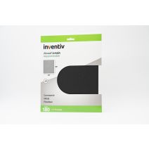 5 feuilles imperméables 230x280mm grains 180 - INVENTIV