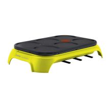 Crêpière électrique multi-plaques jaune -TEFAL