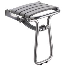 Siège de Douche Escamotable 38x35,5x50cm Gris